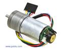 Thumbnail image for 34:1 Metal Gearmotor 25Dx52L mm (Low Power) with 48 CPR encoder